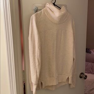 alo funnel neck sweater